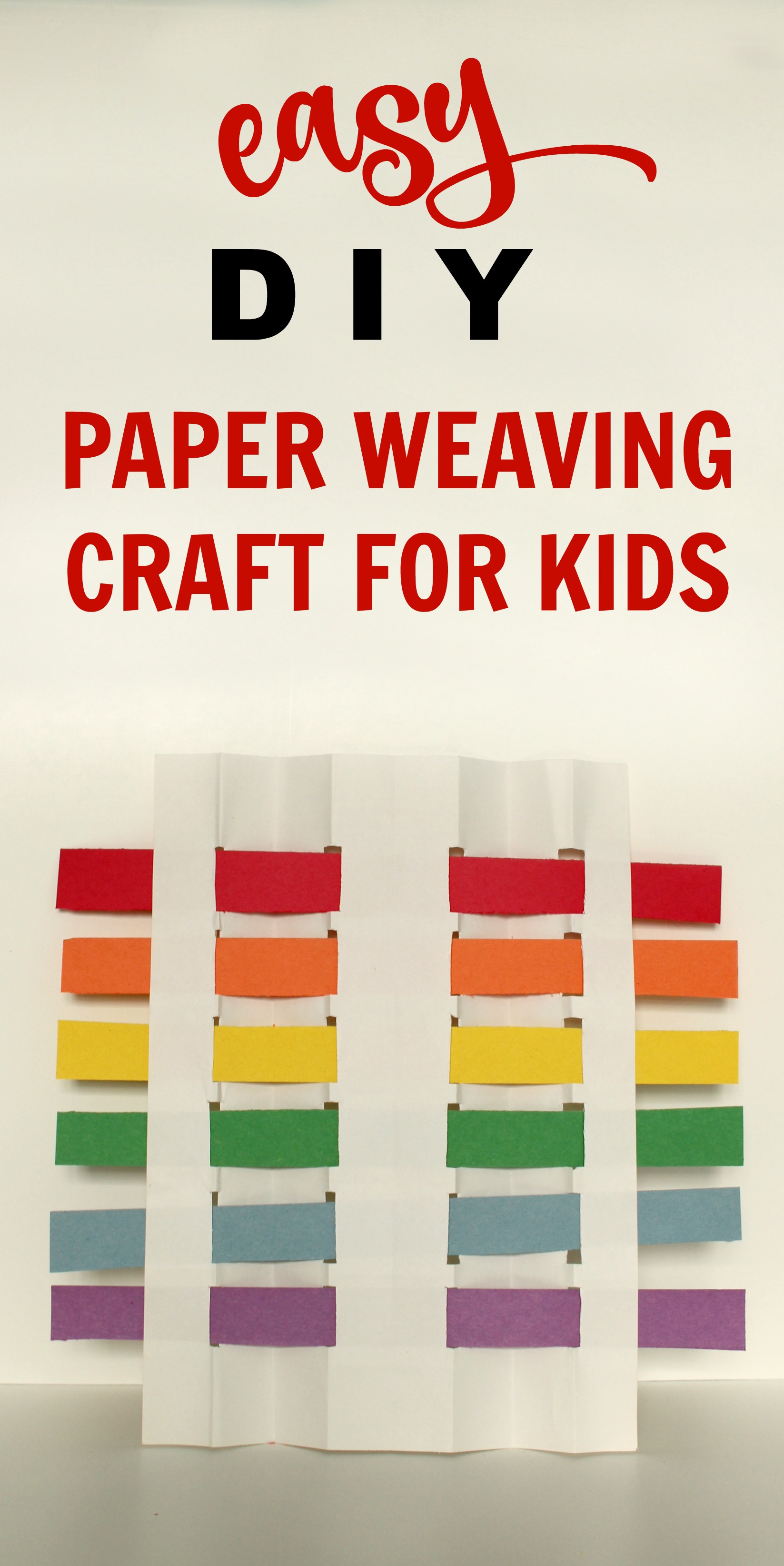 Easy Paper Weaving Kids Craft - Jenny at dapperhouse